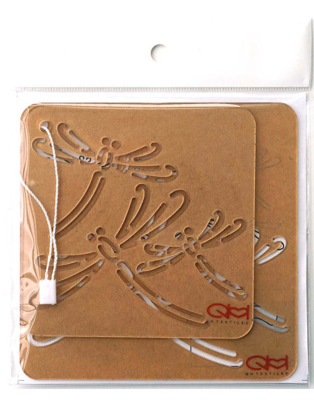 Set mit 2 Schablonen für Sashiko-Stencil - Tonbo