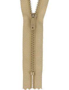Reißverschluss Hose - Antilopenbeige