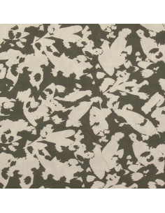 Fantasie-Viskosestoff - Abstrakt Khaki 2