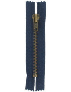 Reißverschluss Speziell für Jeans - Marineblau