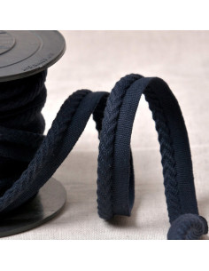 Chevron-Paspelband - Marineblau