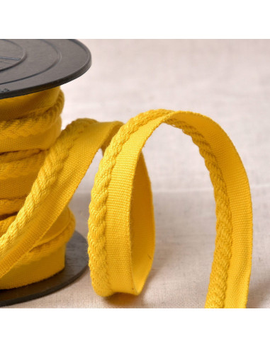 Chevron-Paspelband - Gelb Gold