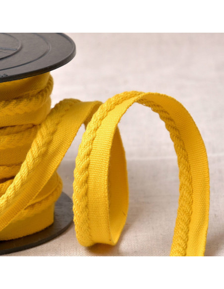 Chevron-Paspelband - Gelb Gold