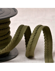 Chevron-Paspelband - Khaki