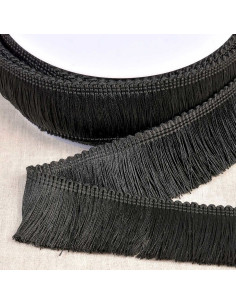 Dicke Fransen 45 mm - Schwarz