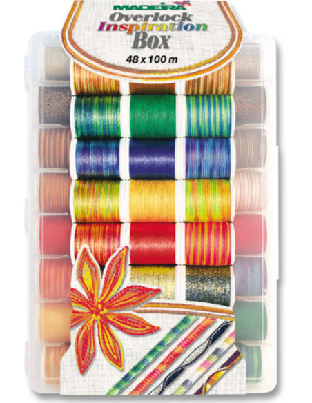 Deluxe Overlock Inspiration Madeira Garnkoffer