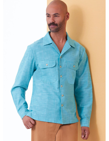 Hemd-Schnittmuster - Butterick 6984