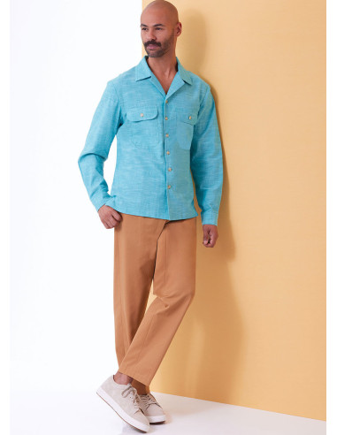 Hemd-Schnittmuster - Butterick 6984