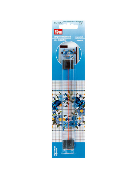 Lupenlineal mit Magnet