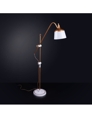 Stehlampe mit Lupe, Ablage und Telefonklemme Daylight Anita