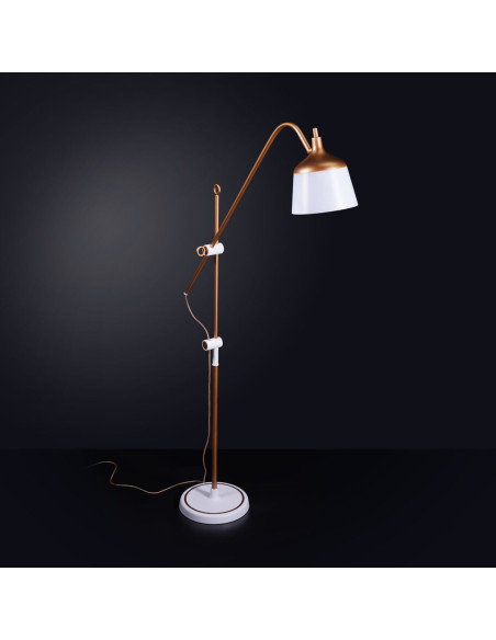 Stehlampe mit Lupe, Ablage und Telefonklemme Daylight Anita