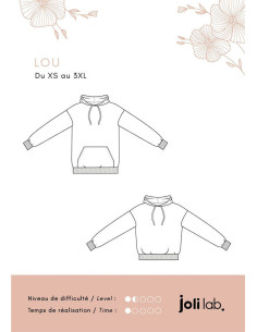 Lou Hoodie-Schnittmuster - Joli Lab 2