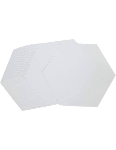 Satz von 125 Papierstücken Hexagone 3/4 Zoll