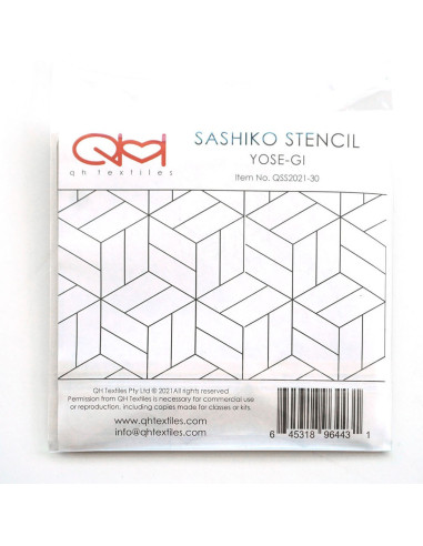 Set mit 2 Schablonen für Sashiko-Stencil - Yose-Gi