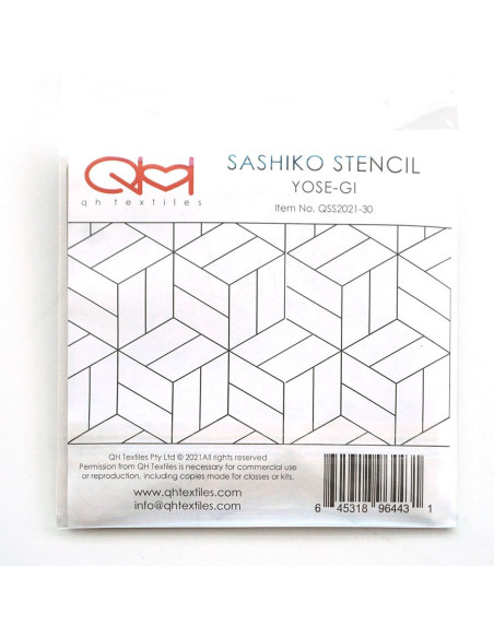 Set mit 2 Schablonen für Sashiko-Stencil - Yose-Gi
