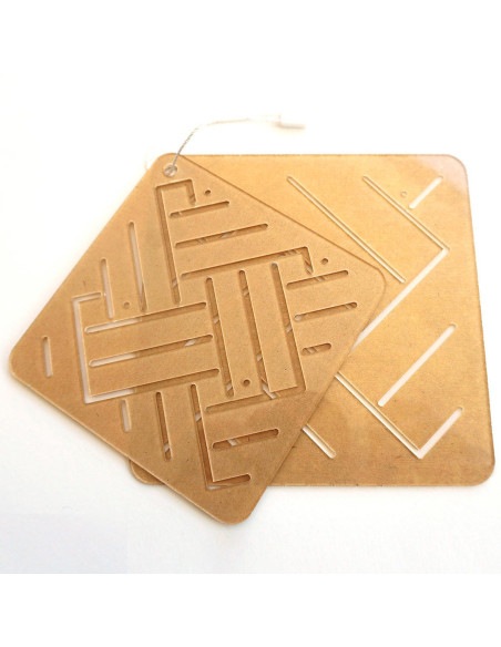 Set mit 2 Schablonen für Sashiko-Stencil - Ami-Shiro
