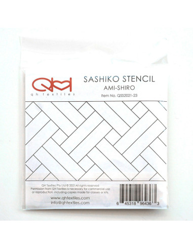 Set mit 2 Schablonen für Sashiko-Stencil - Ami-Shiro