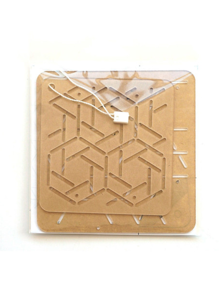 Set mit 2 Schablonen für Sashiko-Stencil - Musubi-Kasane-Kikkou