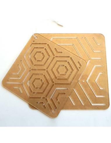 Set mit 2 Schablonen für Sashiko-Stencil - Kikkou
