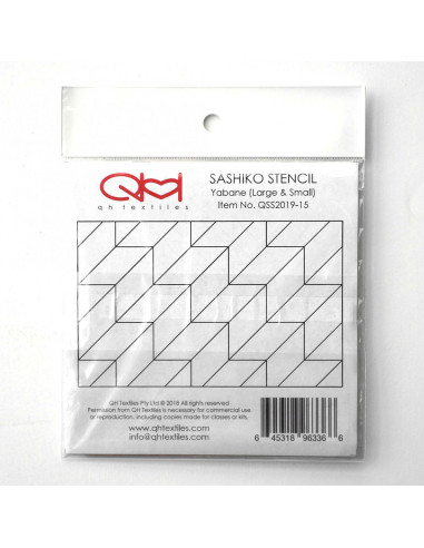 Set mit 2 Schablonen für Sashiko-Stencil - Yabane