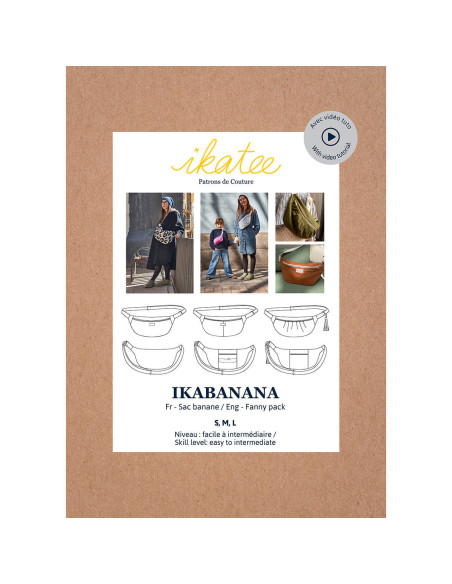 Ikabanana Gürteltaschenmuster - Ikatee