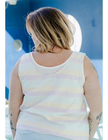 Spritz Tanktop-Muster - Maison Fauve
