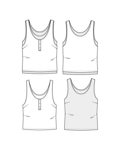 Spritz Tanktop-Muster - Maison Fauve