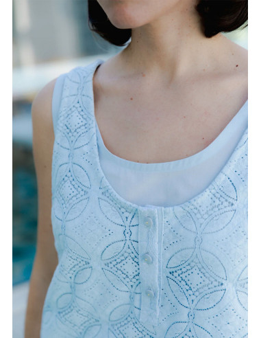 Spritz Tanktop-Muster - Maison Fauve