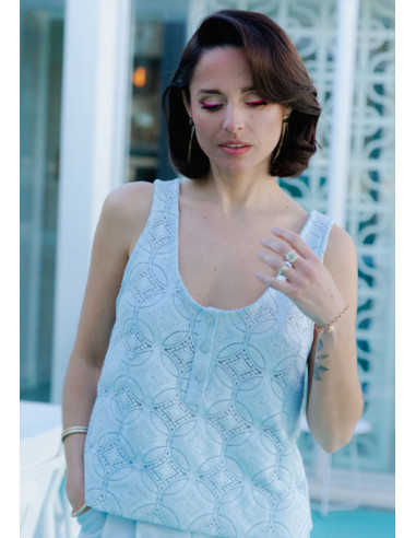 Spritz Tanktop-Muster - Maison Fauve