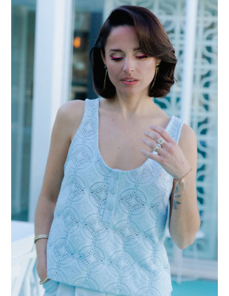 Spritz Tanktop-Muster - Maison Fauve