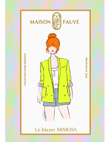 Blazer-Schnittmuster Mimosa - Maison Fauve