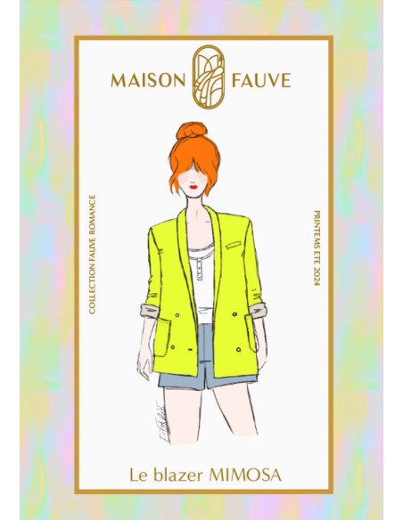 Blazer-Schnittmuster Mimosa - Maison Fauve