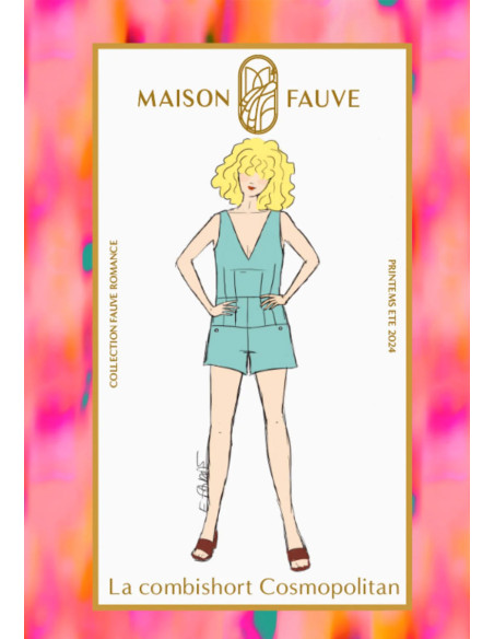 Cosmopolitain Jumpsuit-Schnittmuster - Maison Fauve