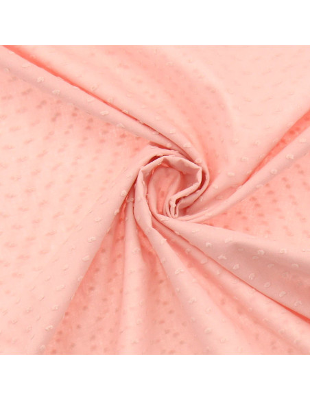 Baumwollstoff Plumetis - Rosa