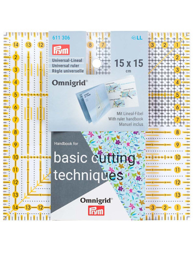 Omnigrid Patchwork-Lineal Raster 15 x 15 cm