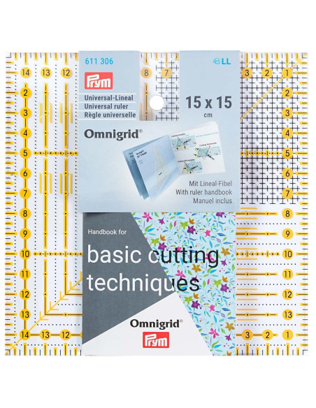 Omnigrid Patchwork-Lineal Raster 15 x 15 cm