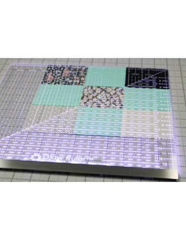 Leuchtende Patchwork-Regel Carolina Moore 12,5 x 12,5 Zoll