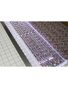 Leuchtende Patchwork-Regel Carolina Moore 6,5 x 24,0 Zoll 2