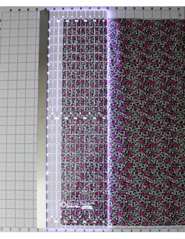 Leuchtende Patchwork-Regel Carolina Moore 6,5 x 24,0 Zoll