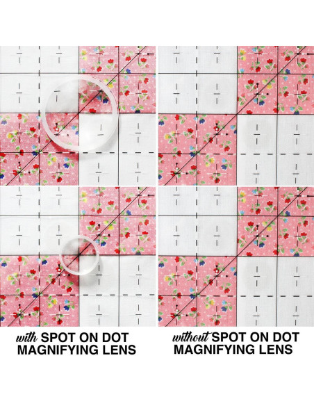 Linsenset für Patchwork-Schablonen Spot On Dot The Gypsy Quilter