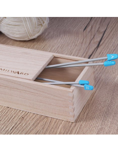 Holzaufbewahrungsbox für Stricknadeln