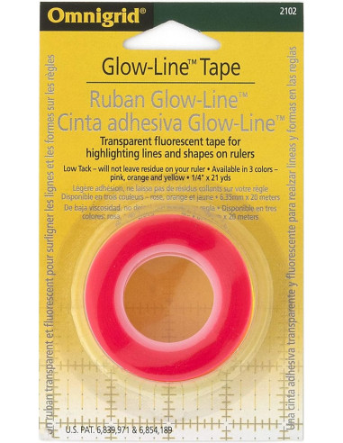 Glow-Line Tape für Patchwork-Lineale - 3 Rollen