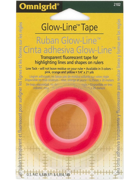 Glow-Line Tape für Patchwork-Lineale - 3 Rollen
