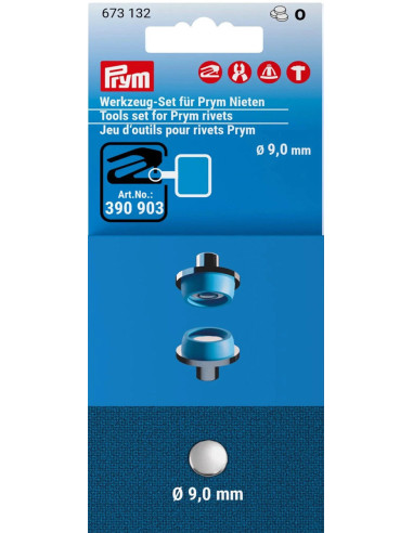 Werkzeugset für 9 mm Nieten VARIO Creative Tool