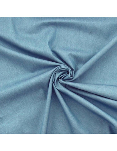 Chambray-Denimstoff - Blau