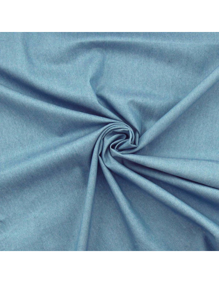 Chambray-Denimstoff - Blau