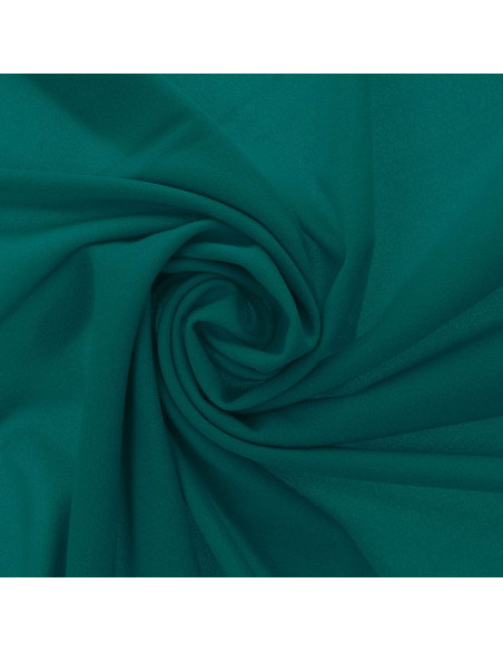 Scuba-Crêpe-Stoff - Entenblau