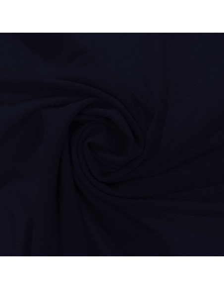 Scuba-Crêpe-Stoff - Marineblau