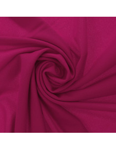 Scuba-Crêpe-Stoff - Fuchsia