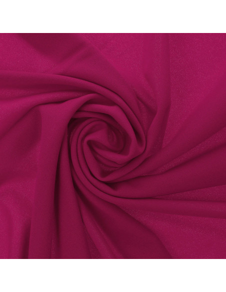 Scuba-Crêpe-Stoff - Fuchsia